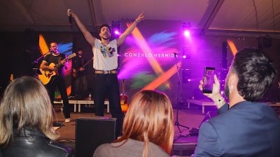Concierto de Gonzalo Hermida en Uga