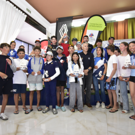 Entrega de premios de la Regata Internacional Trofeo Presidente de Optimist