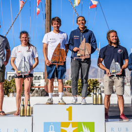 Podio 470 Mixto de la Lanzarote International Regatta 2025