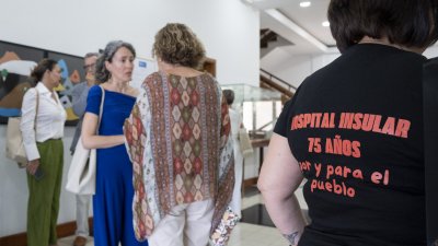 Rueda de prensa de la plataforma por el Hospital Insular 