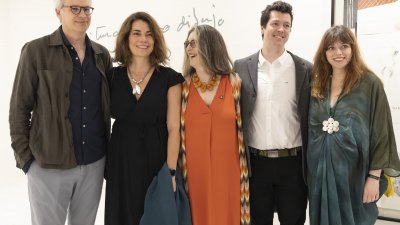 Inauguración de la exposición de Alberto Corazón en la FCM. Foto: Juan Mateos.