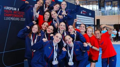 Miguel Martínez brilla en el Campeonato de Europa de Natación Artística