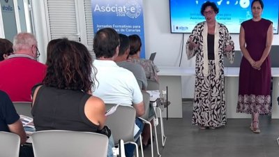 Momento de la formación en Lanzarote.