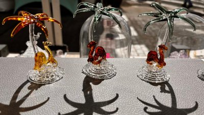 Piezas de vidrio de Alfredo Pineda