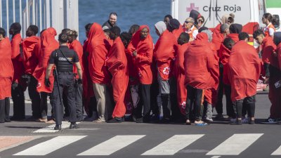Llegada de migrantes a Arrecife, 14 de junio 2026 (Fostos: Juan Mateos)