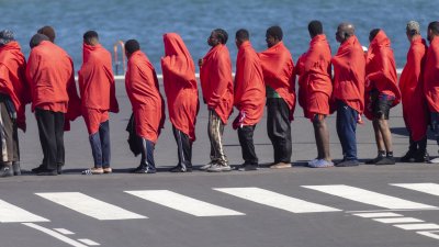 Llegada de migrantes a Arrecife, 14 de junio 2026 (Fostos: Juan Mateos)