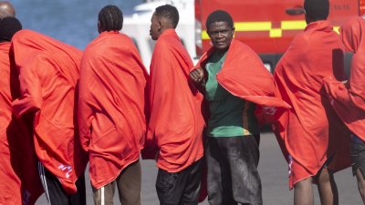 Llegada de migrantes a Arrecife, 14 de junio 2026 (Fostos: Juan Mateos)