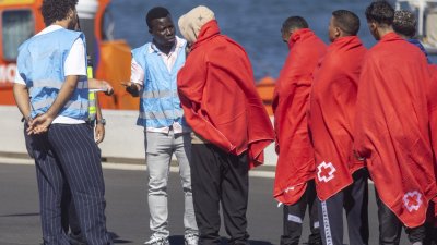 Llegada de migrantes a Arrecife, 14 de junio 2026 (Fostos: Juan Mateos)