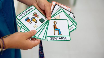 Imagen de archivo de pictogramas en Canarias.