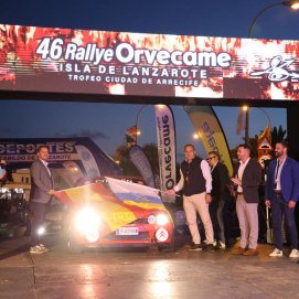 Salida del 46º Rallye Orvecame-Isla de Lanzarote