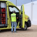 Ambulancia en La Graciosa 2025. Foto: La Voz.