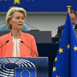 La presidenta de la Comisión Europea, Ursula Von Der Leyen.
