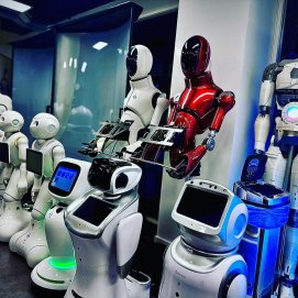 Robots. Foto CasualRobots. IA.