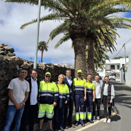 Trabajadores municipales de Haría