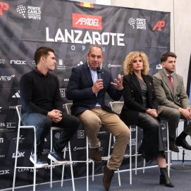 Presentación del A1 Pádel Open de Lanzarote