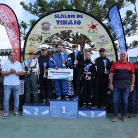 Antonio Suárez y Kimberley González dominan el XIII Slalom en Tierra de Tinajo 