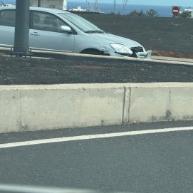 Accidente entre dos turismos en Tahíche