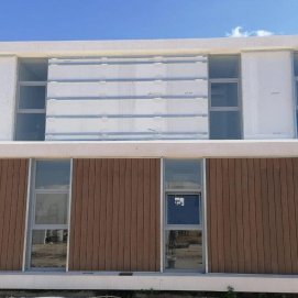 Ejemplo de vivienda de construcción industrializada. Inversión Pública.