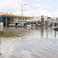 Lluvias el pasado 12 de abril en Arrecife. Foto: Juan Mateos. Lluvias el pasado 12 de abril en Arrecife. Foto: Juan Mateos.
