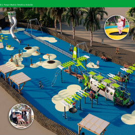 Infografía del nuevo parque de Matagorda