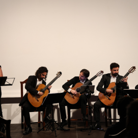 Canary Guitar Quartet y Candelaria González. Foto: Norberto de León