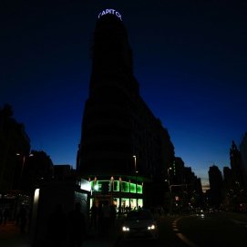 La Granvía, a oscuras. Foto: RTVE.