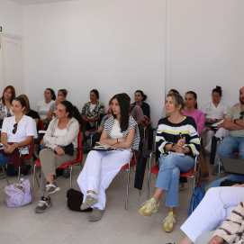 Asistentes al taller para dejar de fumar