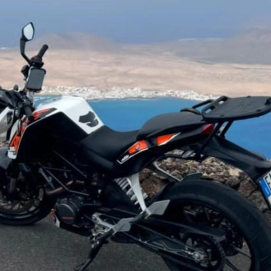 Moto robada en Playa Blanca