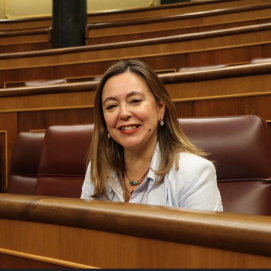 María Dolores Corujo, secretaria general del PSOE de Lanzarote y Diputada en el Congreso