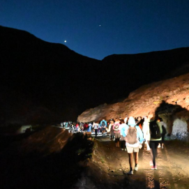 Caminata nocturna del CEIP Costa Teguise