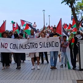 Manifestación de Lanzarote por Palestina