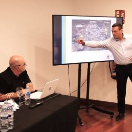 El alcalde de Yaiza, Óscar Noda.