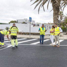 Reasfaltado en el conjunto histórico de la Villa de Teguise 