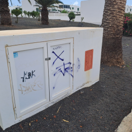 Uno de los hidrantes de Lanzarote