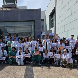 Concentración de médicos del Molina Orosa