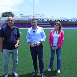 Visita a las obras de la Ciudad Deportiva