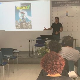 Curso en el Centro del Profesorado de Lanzarote en una imagen de archivo. Foto: redes sociales.