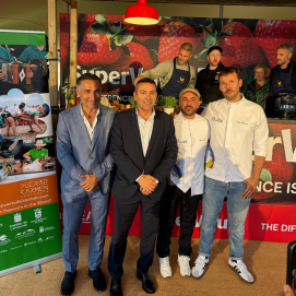 Delegación lanzaroteña en el Taste of Dublin con Yeray Gil entre ellos (segundo por la derecha)