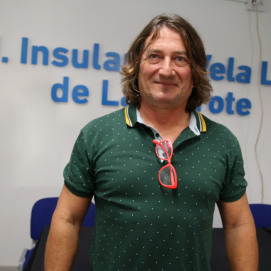 Juan Pérez, presidente de la Federación Insular de Barquillos de Vela Latina de Lanzarote