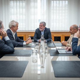 Reunión del Gobierno de Canarias con Telefónica