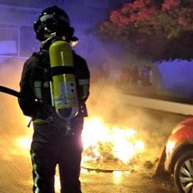 Incendio de contenedor en Arrecife 