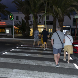 Paso de peatones inteligente en Costa Teguise