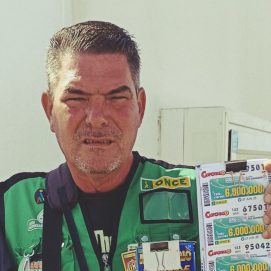 Narciso Reyes, vendedor de la ONCE