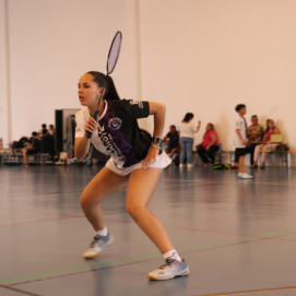 Atenea Morales durante el campeonato
