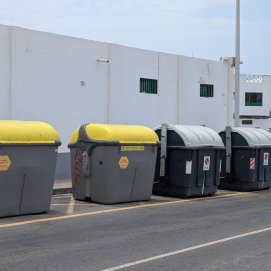 Contenedores en Arrecife