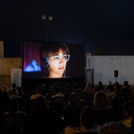 Regresa el cine ambulante de verano a Lanzarote. Imagen en Haría de una edición anterior. Cultura.