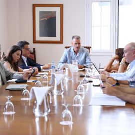 Reunión para el seguimiento de las obras hidráulicas