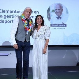 Kenneth Gasque durante la presentación de una nueva edición de la Universidad de Verano de Lanzarote.