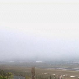 Imagen del aeropuerto de Tenerife Norte (Fotos: Lanzarote Webcam)