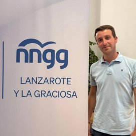El secretario general de NNGG del PP en Lanzarote y La Graciosa, Pedro Cabrera.